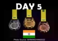 Birmingham Commonwealth Day 5-9 Medals for India