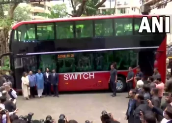 India's first Double Decker AC electric bus in Mumbai