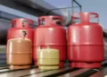 The price of a LPG cylinder is reduced