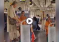 elderly woman selling chocolates on a train goes viral